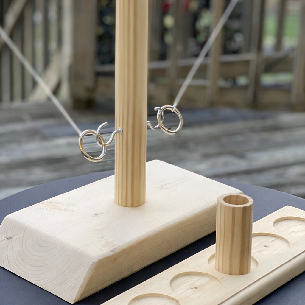 Classic Wooden Ring Toss Game for Hours of Fun