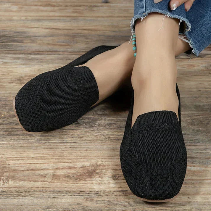 Women’s Slip-On Shoes | Orthopedic Arch Support | Knit Upper Breathable Design | Comfortable Fit