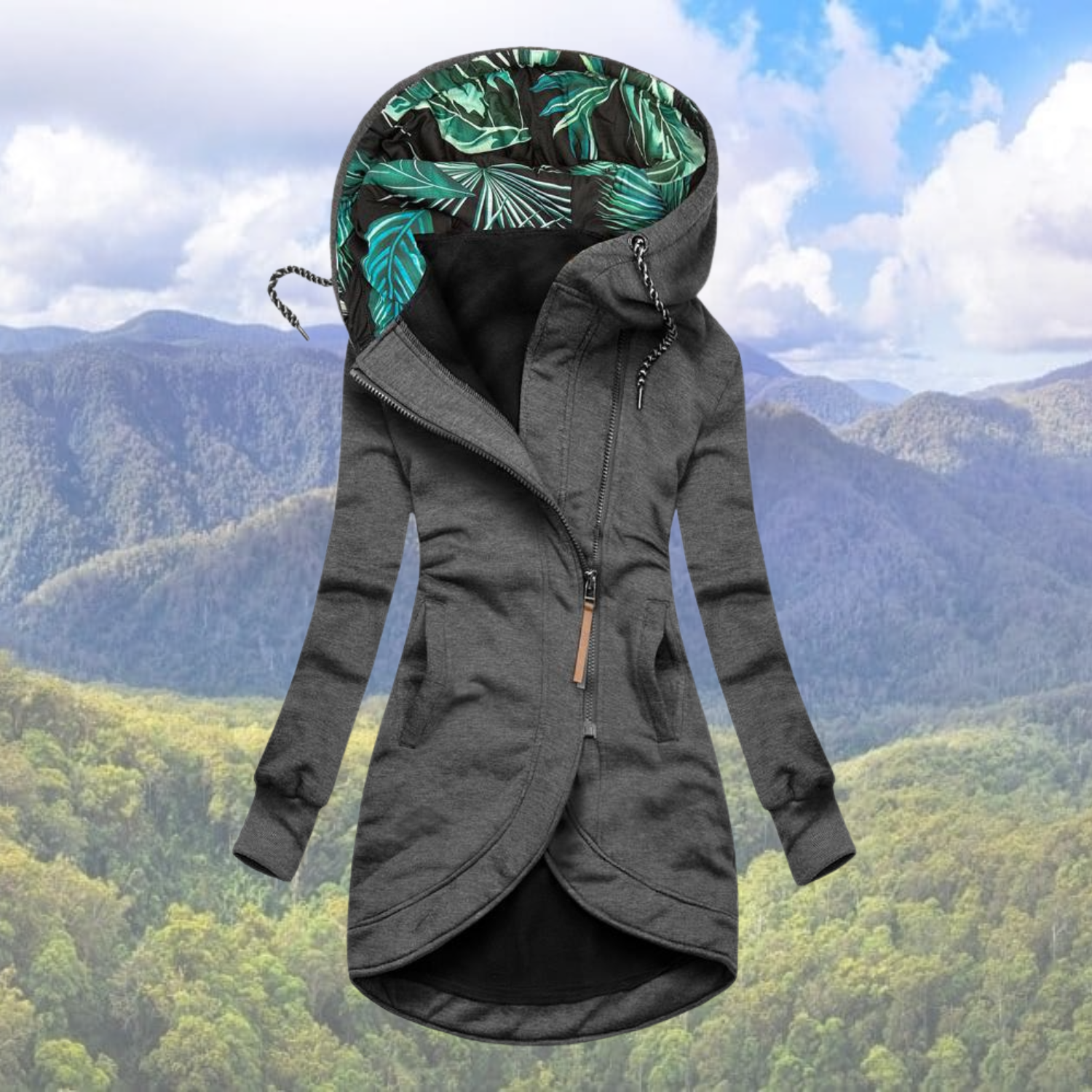 Women’s Winter Coat | Hooded Longline Parka | Durable Fabric | Comfortable Fit