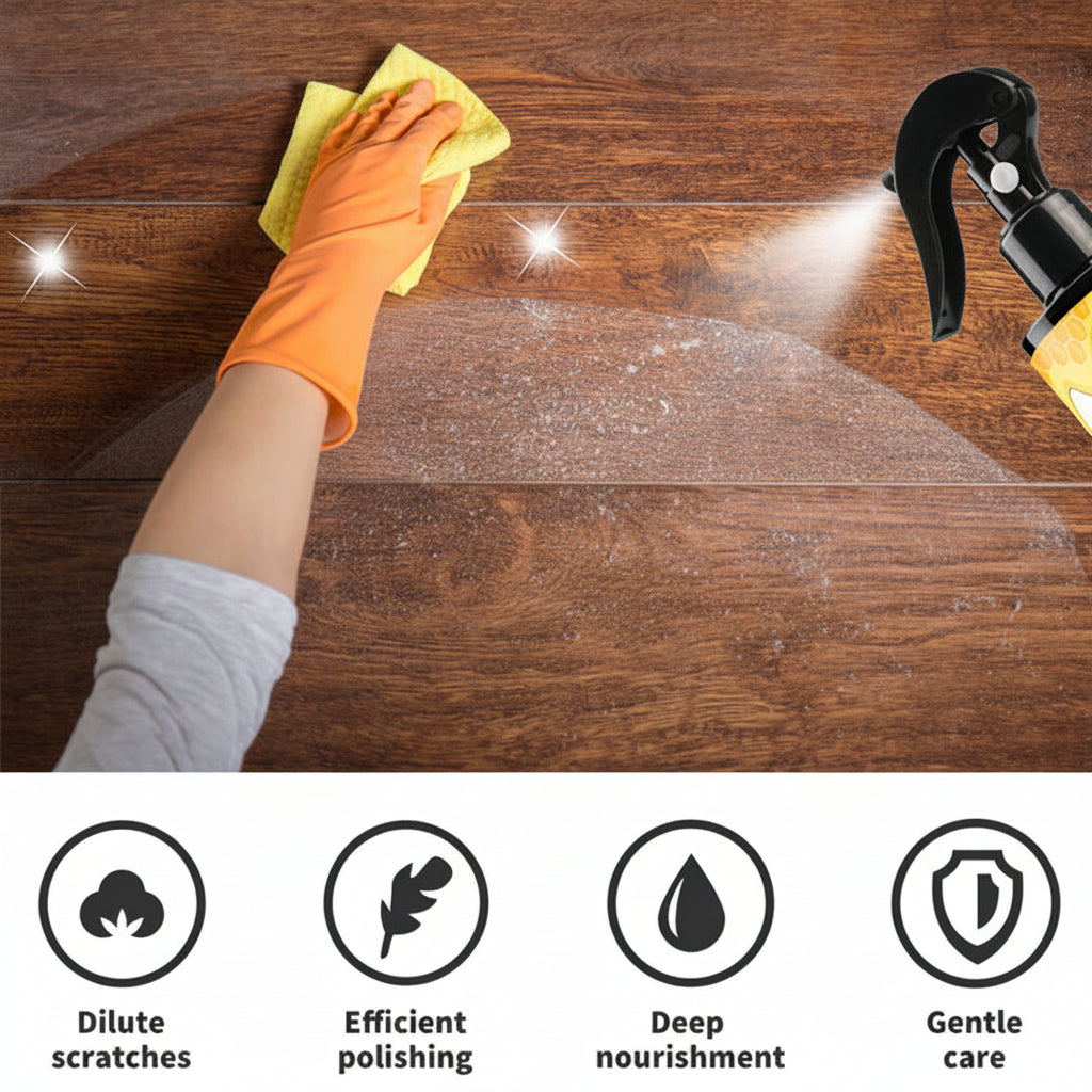 Natural Wood Polish Spray for a Radiant Finish