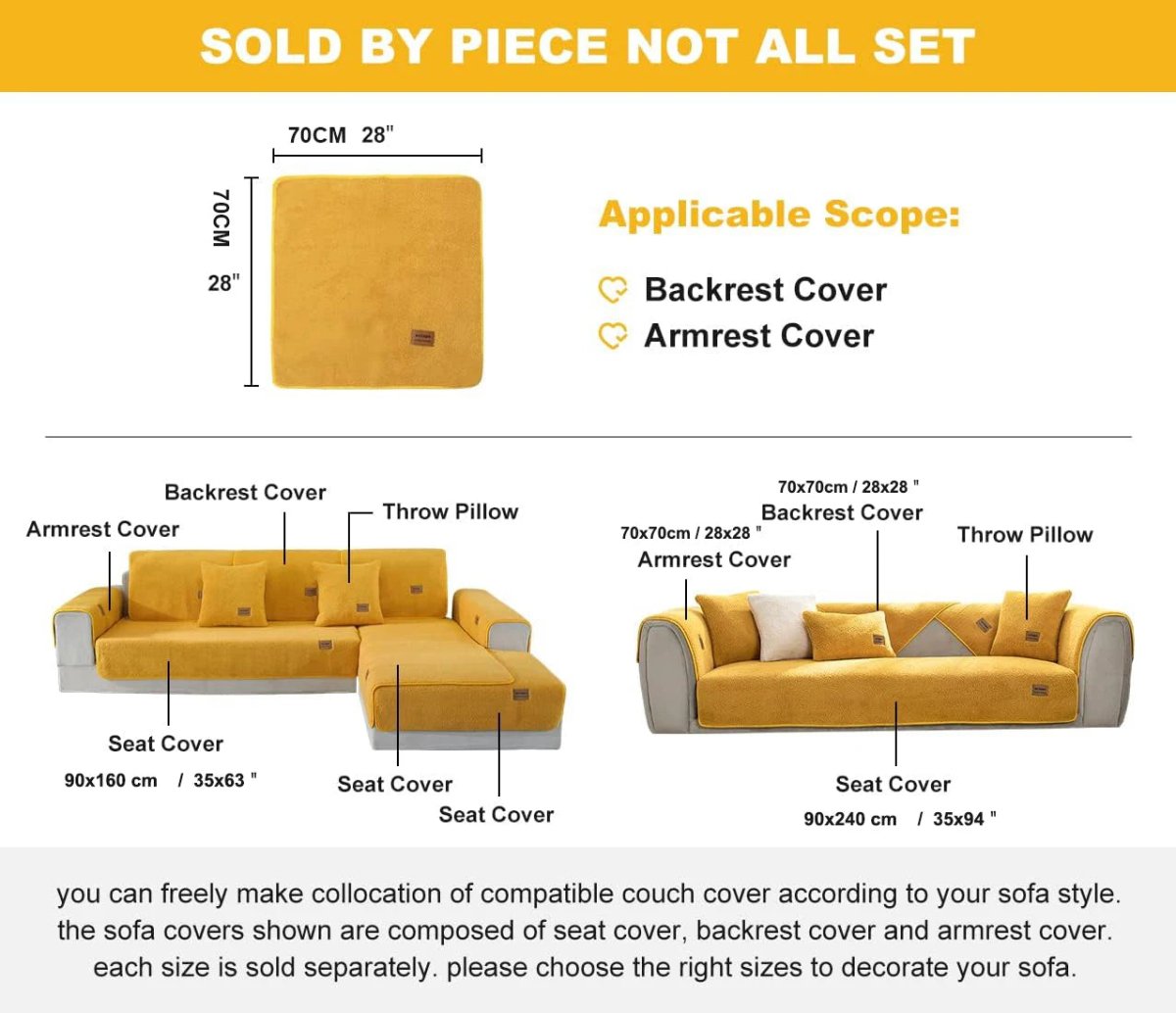 CozyNest Plush Sofa Protector for Ultimate Comfort