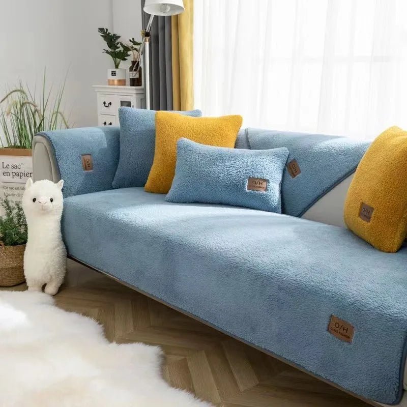 CozyNest Plush Sofa Protector for Ultimate Comfort