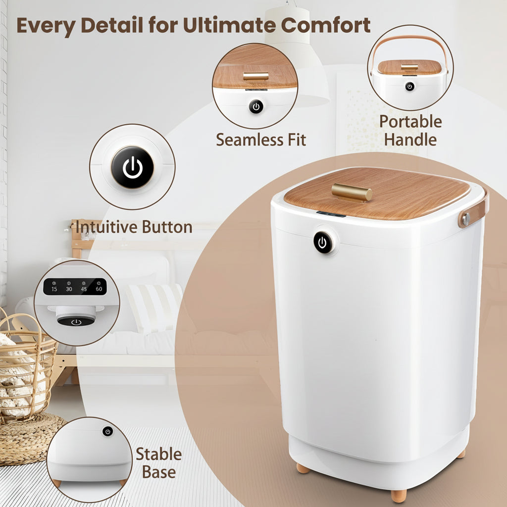 Compact Electric Towel Heater for Luxurious Warmth