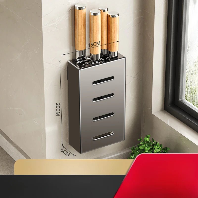 Space-Saving Knife Organizer for Effortless Kitchen Storage