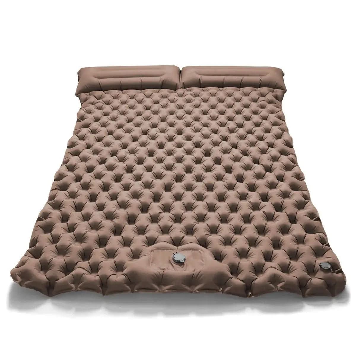 Lightweight Self-Inflating Double Camping Mattress with Auto-Inflation
