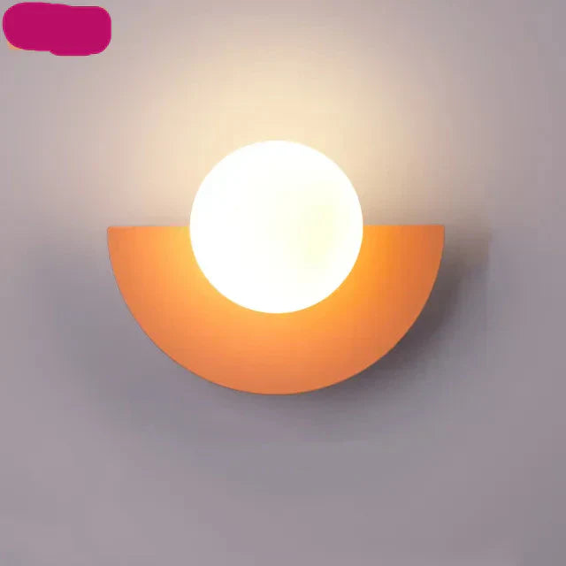FrostedAura Modern LED Wall Light for Contemporary Spaces