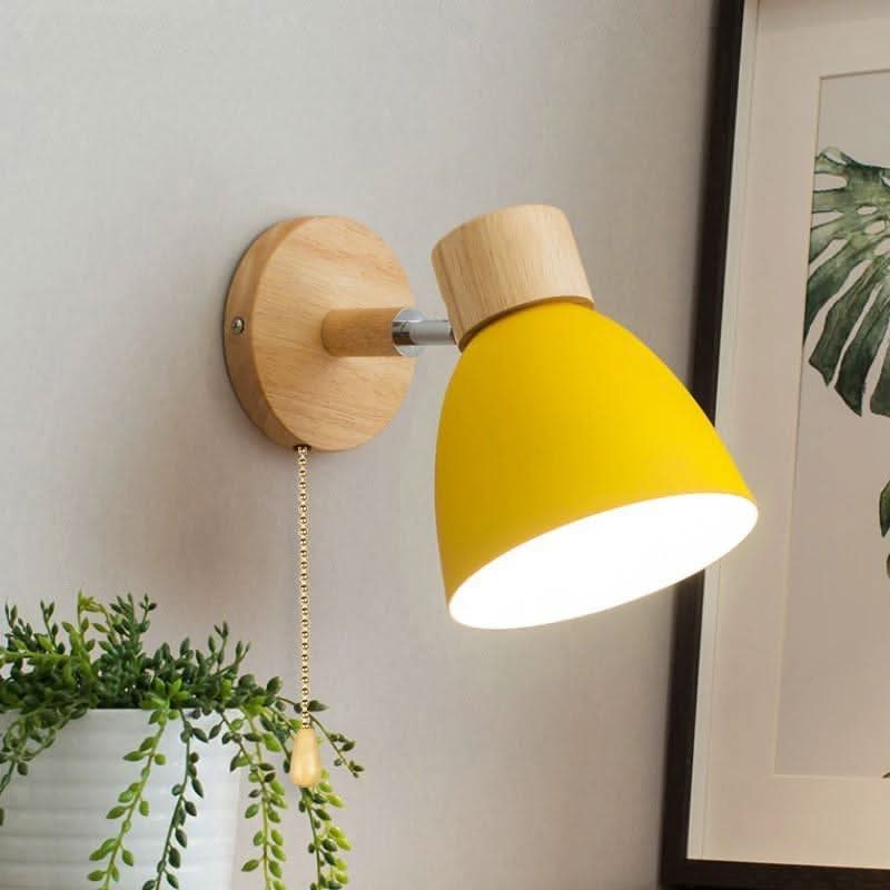 Serenity Glow Wood Wall Fixture for Contemporary Spaces