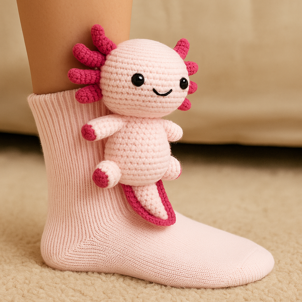 Cozy Animal-Themed Slipper Socks with Grippy Soles