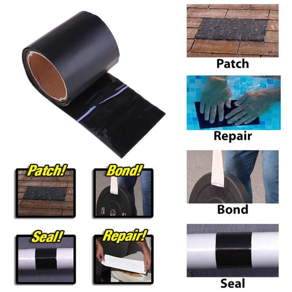 AquaSeal Pro Tape - Waterproof Self-Adhesive for Instant Fixes