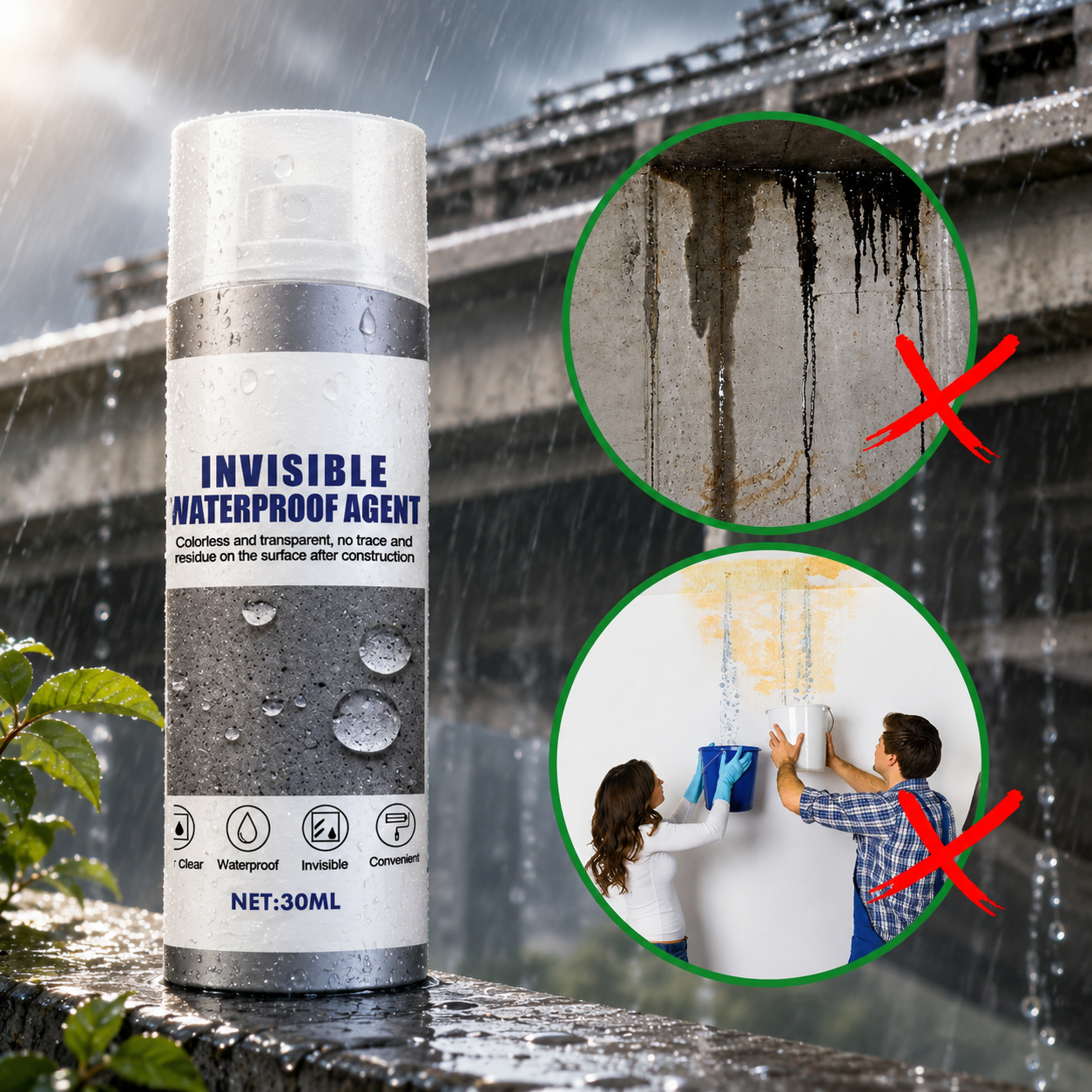 Instant Waterproof Repair Gel for Seamless Surface Protection