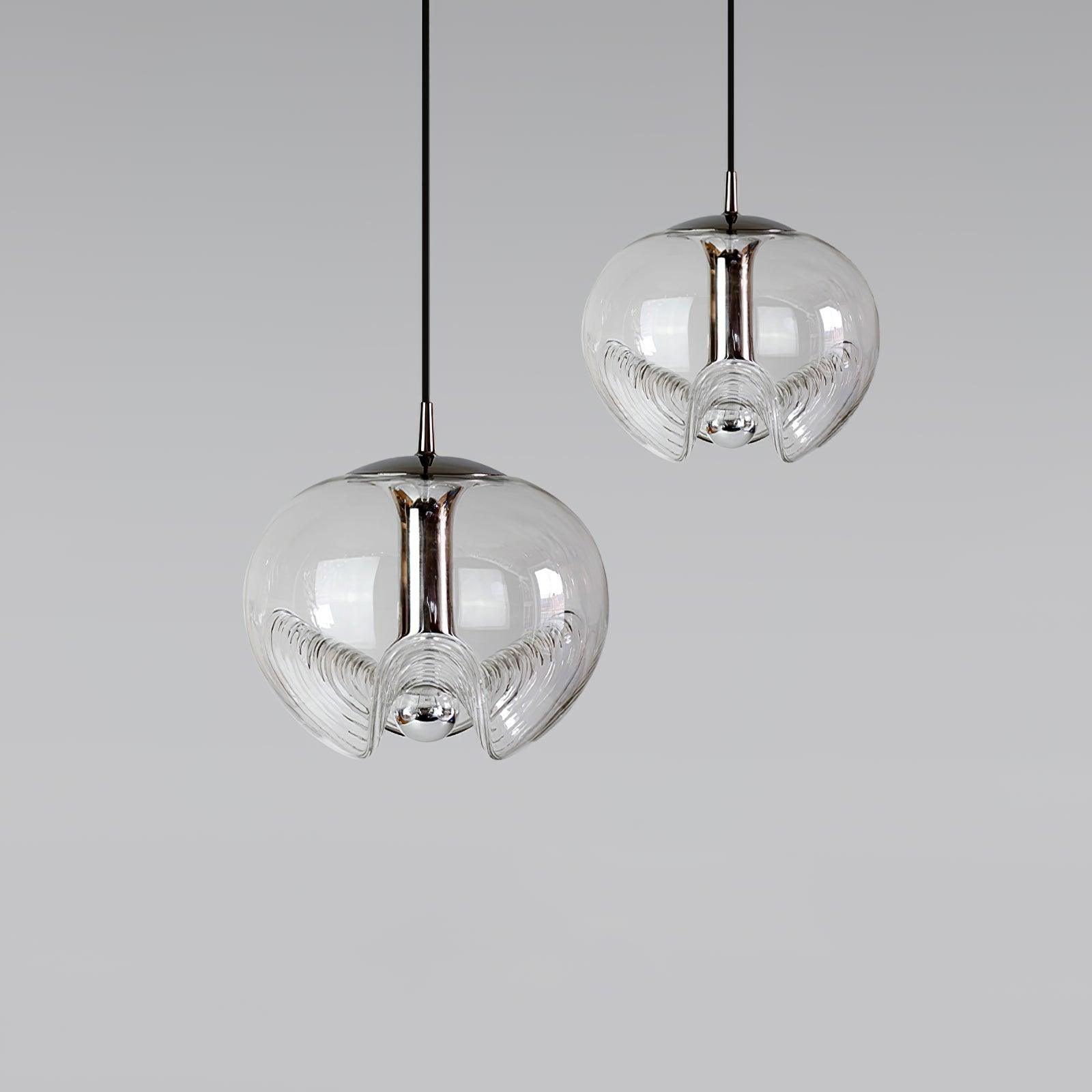 Elegance in Motion: Contemporary Wave Pendant Light
