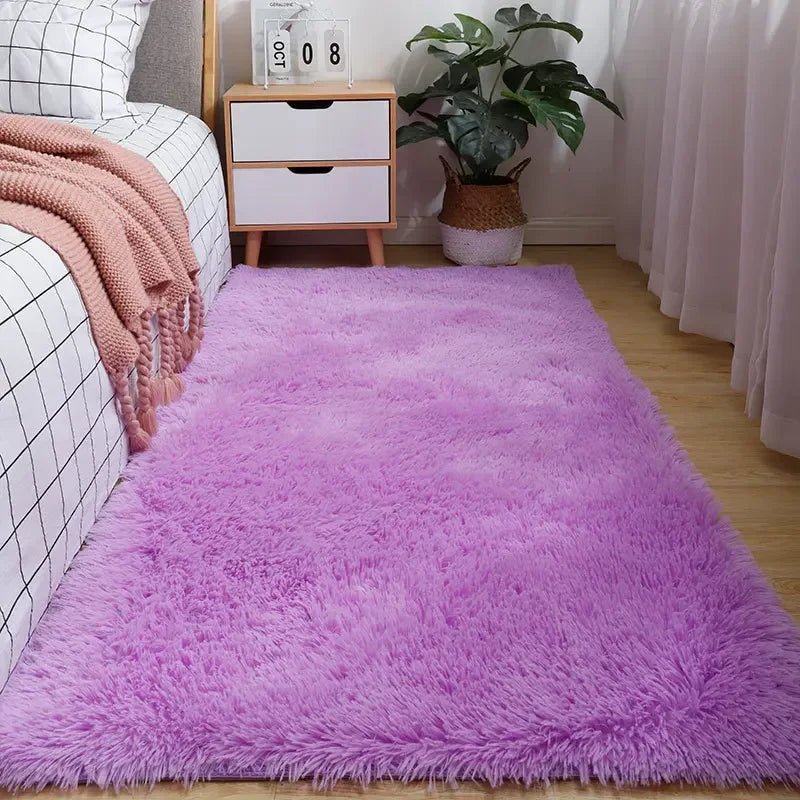 CozyNest Plush Area Rug Crafted from Premium Polyester Fibers