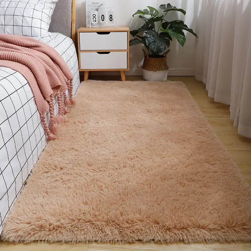 CozyNest Plush Area Rug Crafted from Premium Polyester Fibers