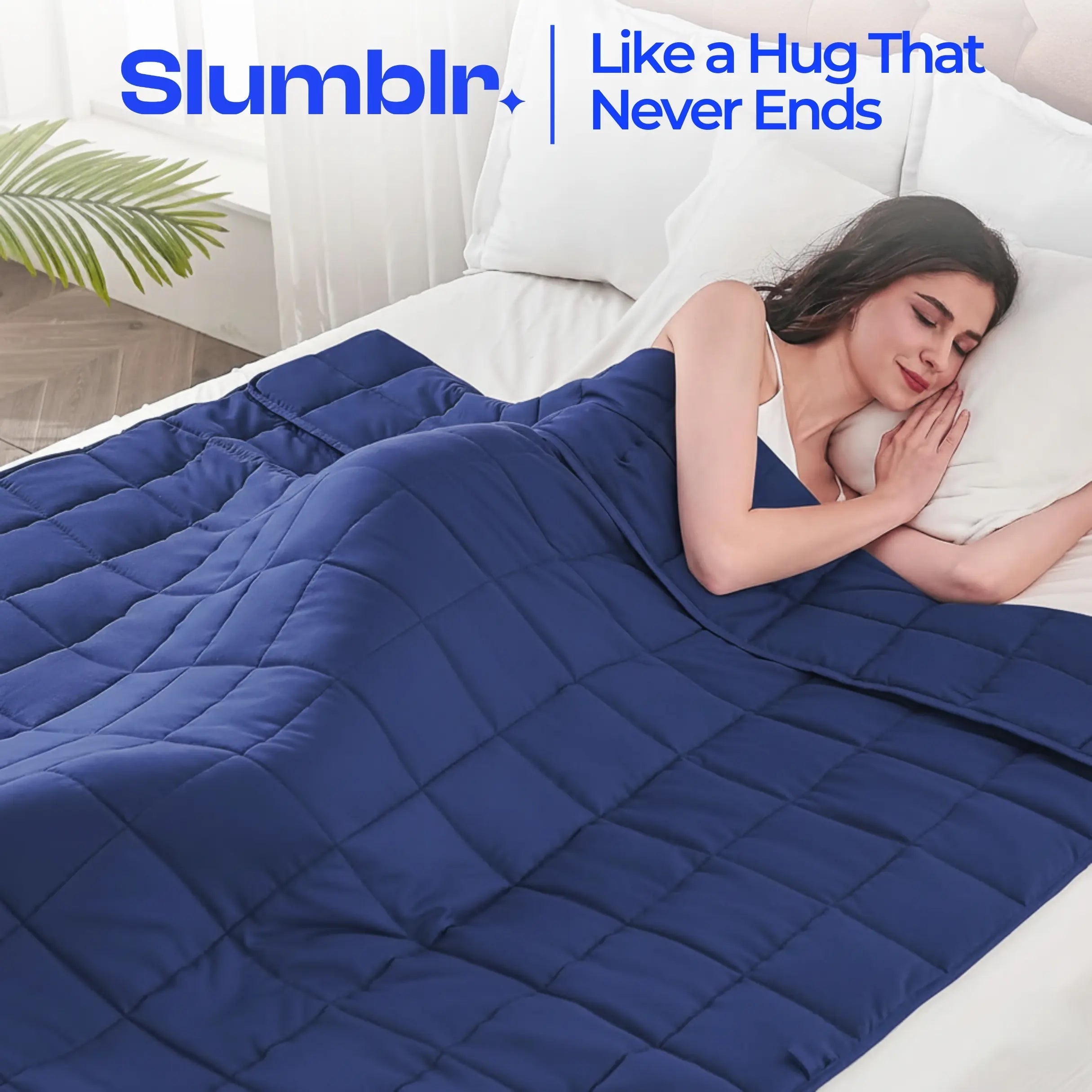 Cooling Weighted Blanket for Year-Round Comfort | Breathable Microfiber