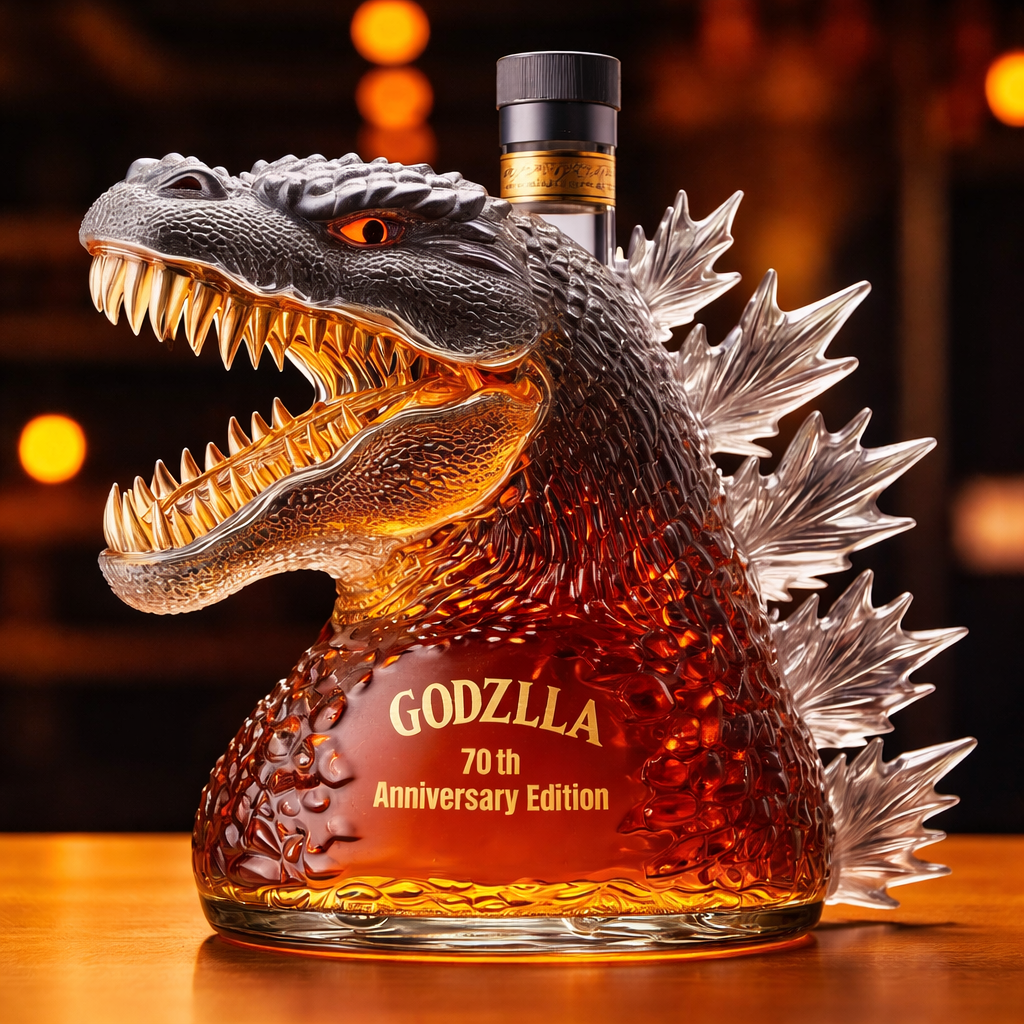 Fierce Spirit Carafe - Unique Decorative Glass Bottle