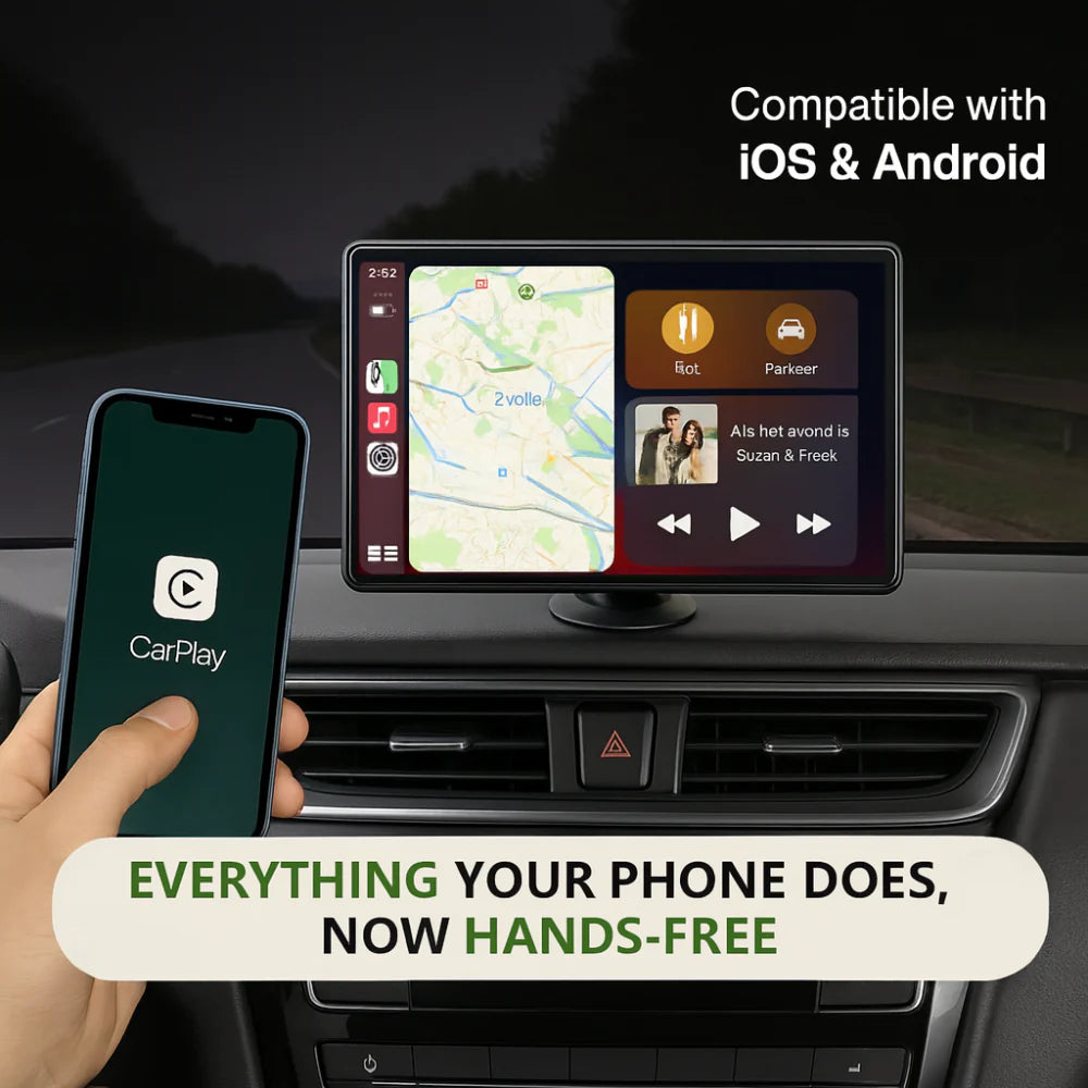 Smart Touchscreen Adapter for Wireless CarPlay & Android Auto