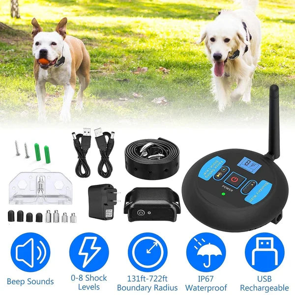 Adjustable Waterproof Dog Fence System for Safe Outdoor Play