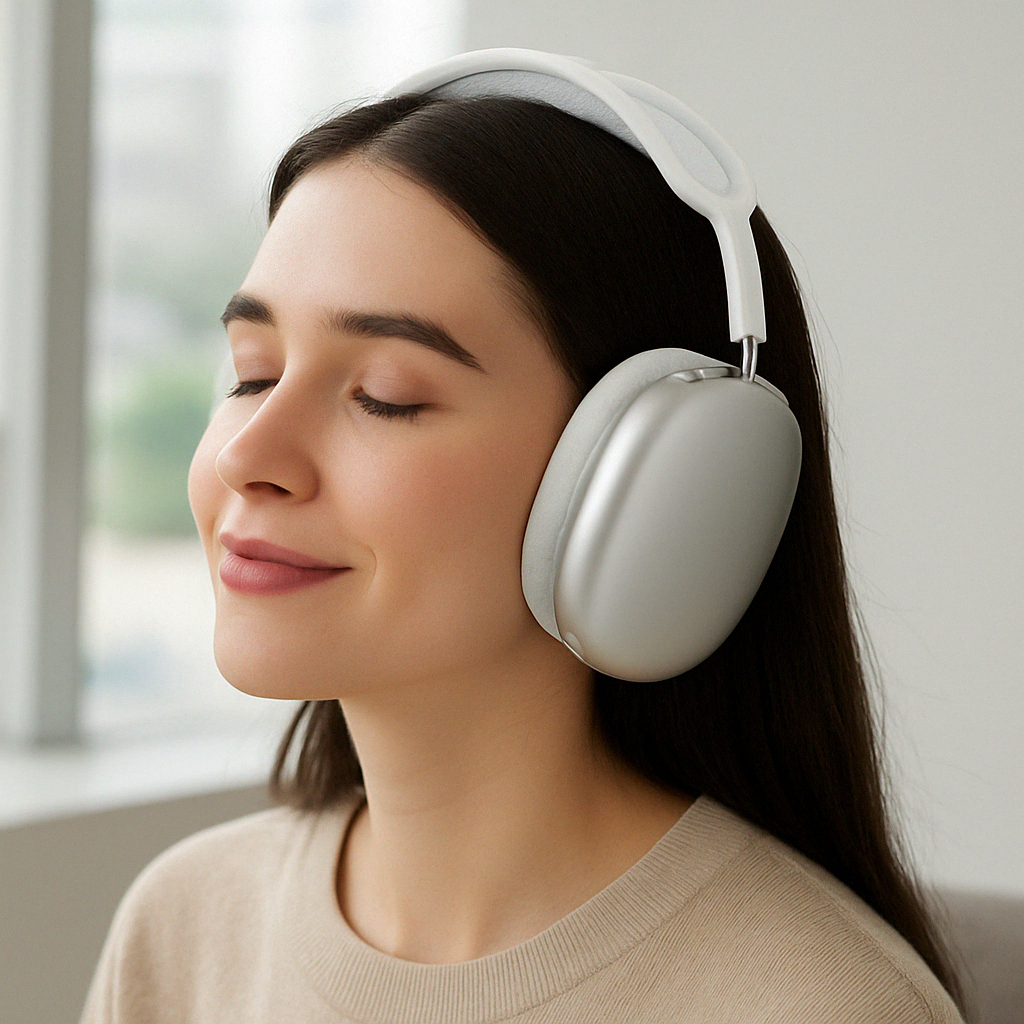 Wireless Over-Ear Headphones with Active Noise Control