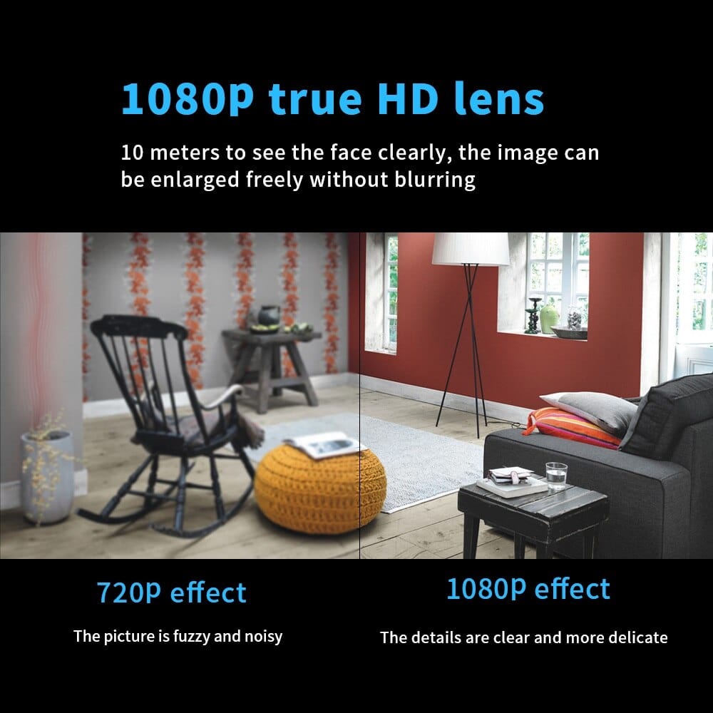 HD Night Vision Wireless Security Camera with Motion Alerts for Continuous Home Surveillance
