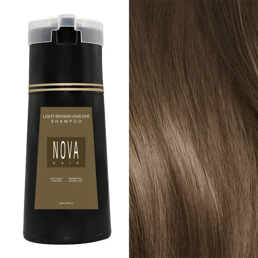 Ammonia-Free Hair Color Shampoo for Vibrant, Natural Shades