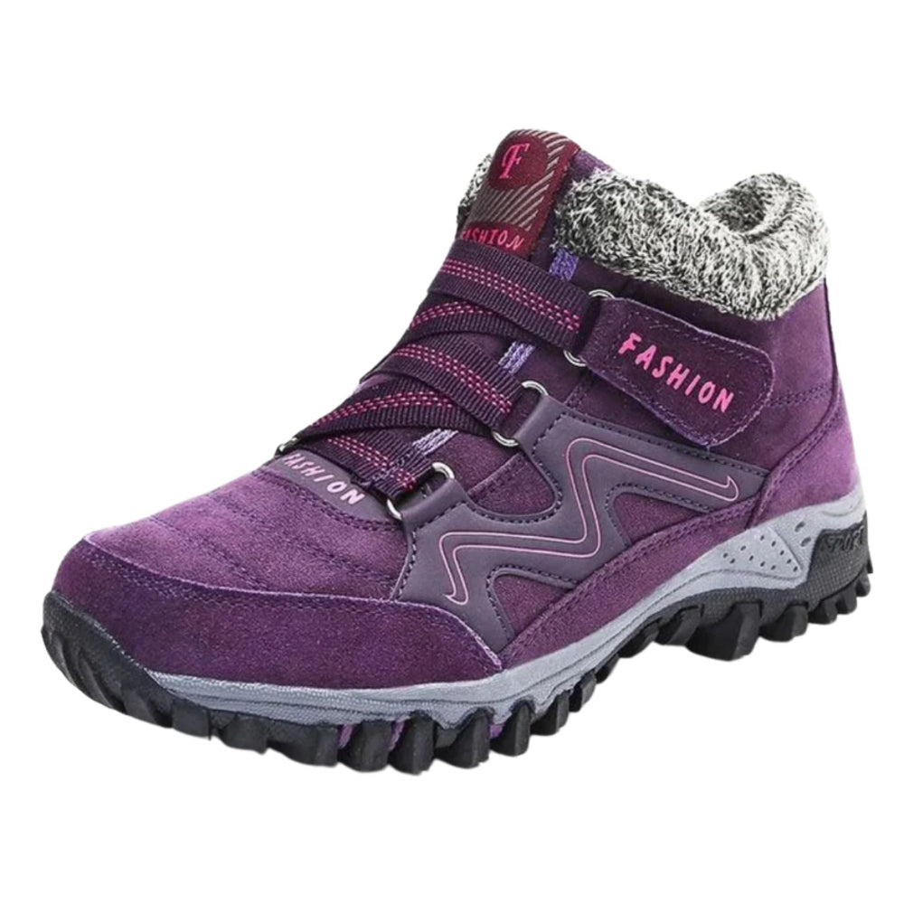 Women’s Waterproof Insulated Winter Footwear with Grip Soles