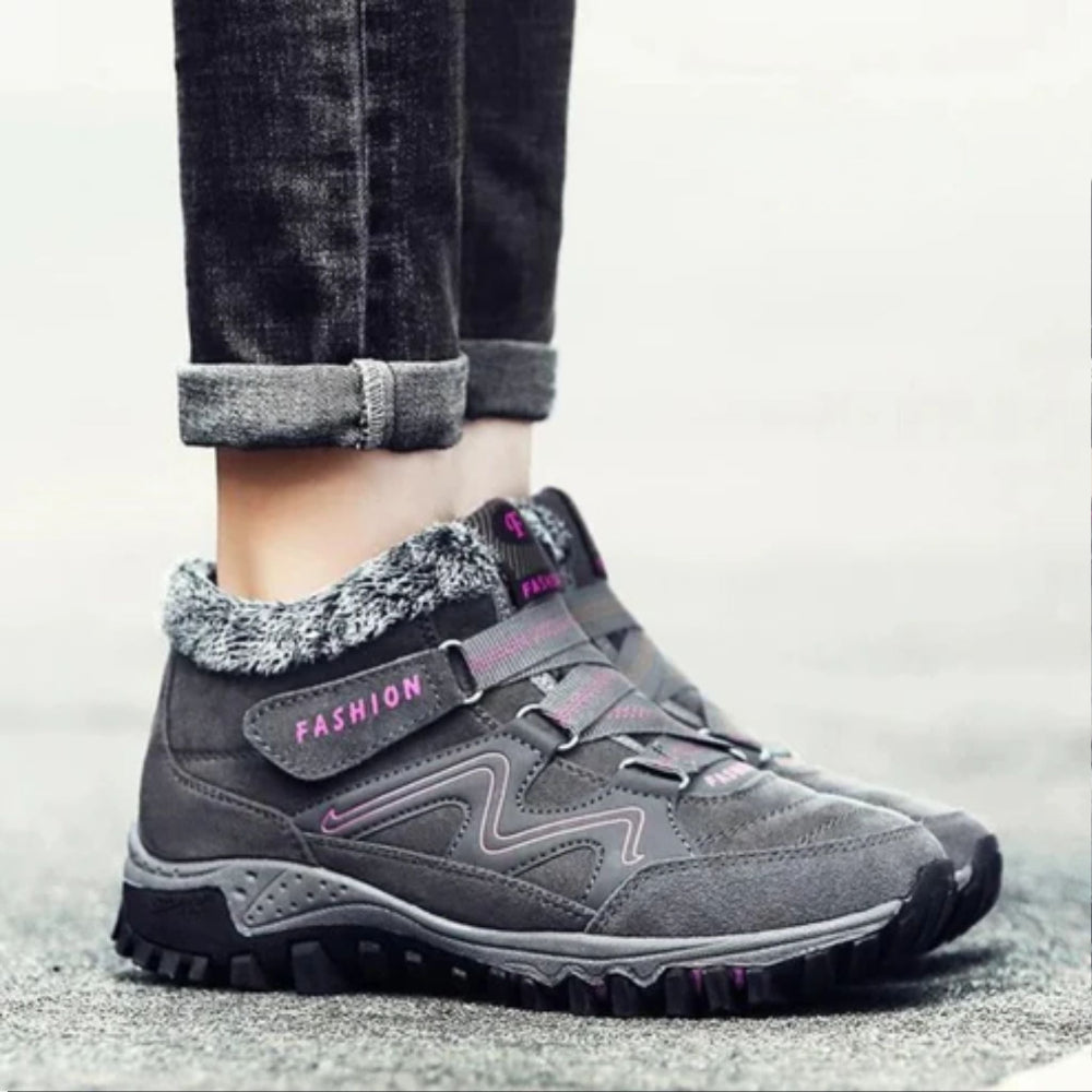 Women’s Waterproof Insulated Winter Footwear with Grip Soles