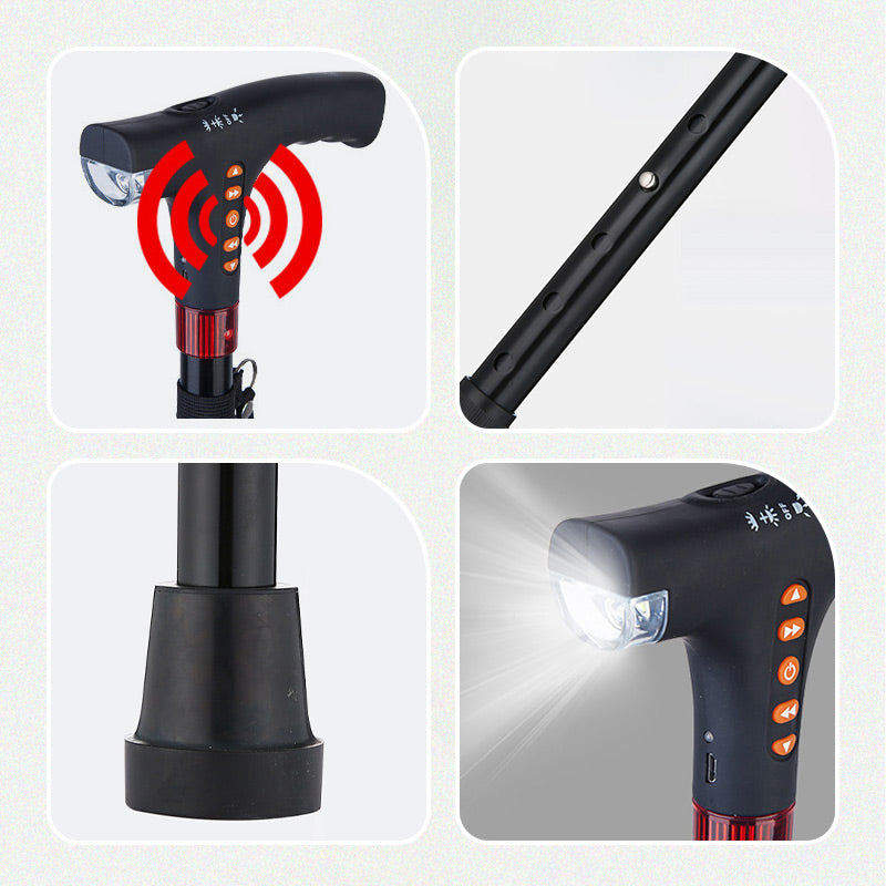 LED Light Walking Cane for Seniors - Smart Mobility Aid