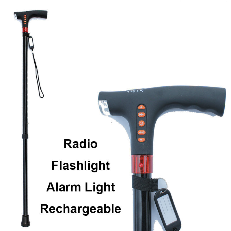 LED Light Walking Cane for Seniors - Smart Mobility Aid