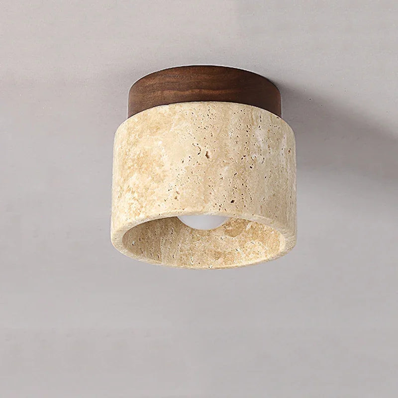 SereneGlow Soft Cream Japanese Ceiling Light for Modern Spaces