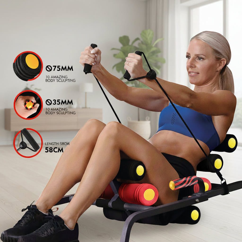 CoreTone Home Fitness Crunch Machine for Total Body Strength