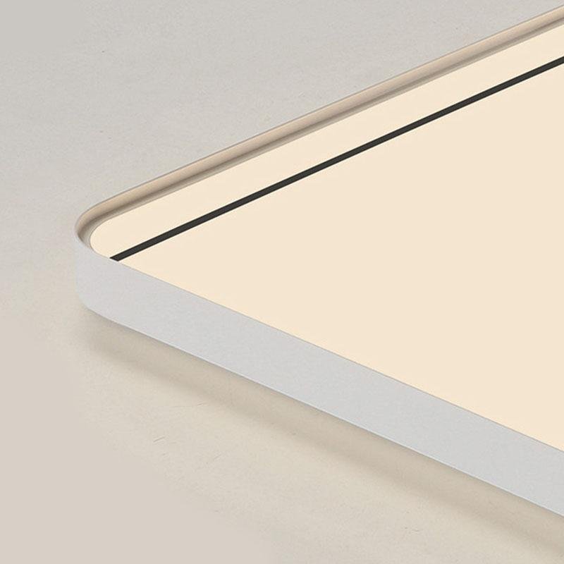 24'' Square LED Dimmable Modern Flush Mount Ceiling Lights with Edge by Taavita