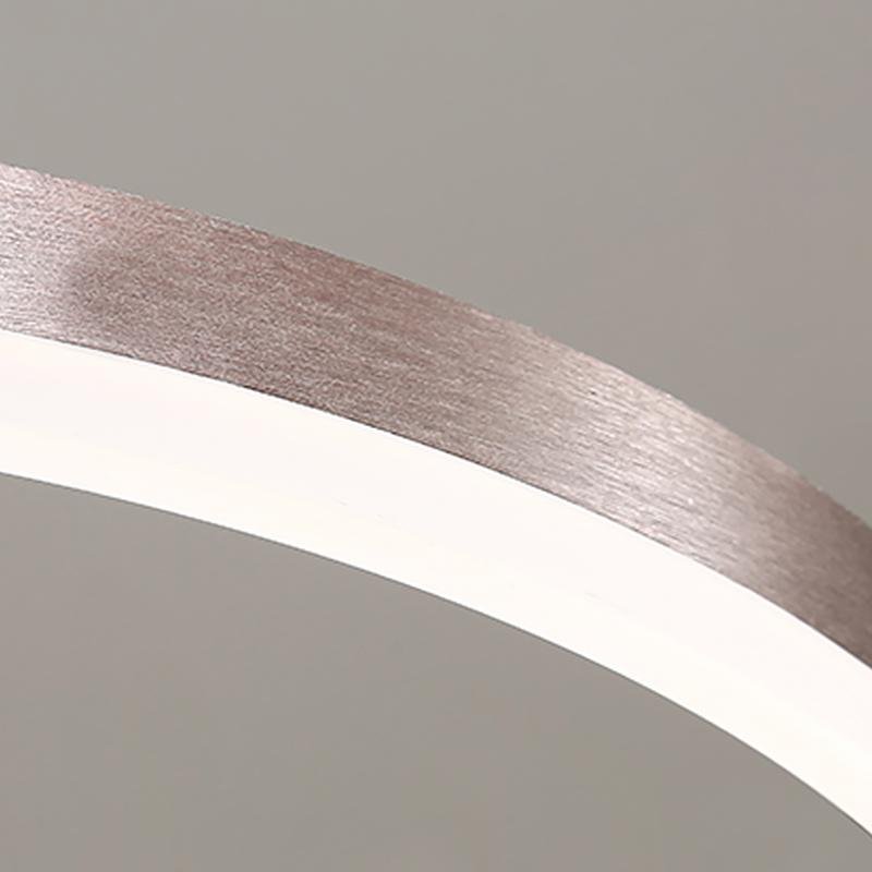 16'' Simple Circle Acrylic Pendant Light - Single Pendant Lighting with Aluminum Structure