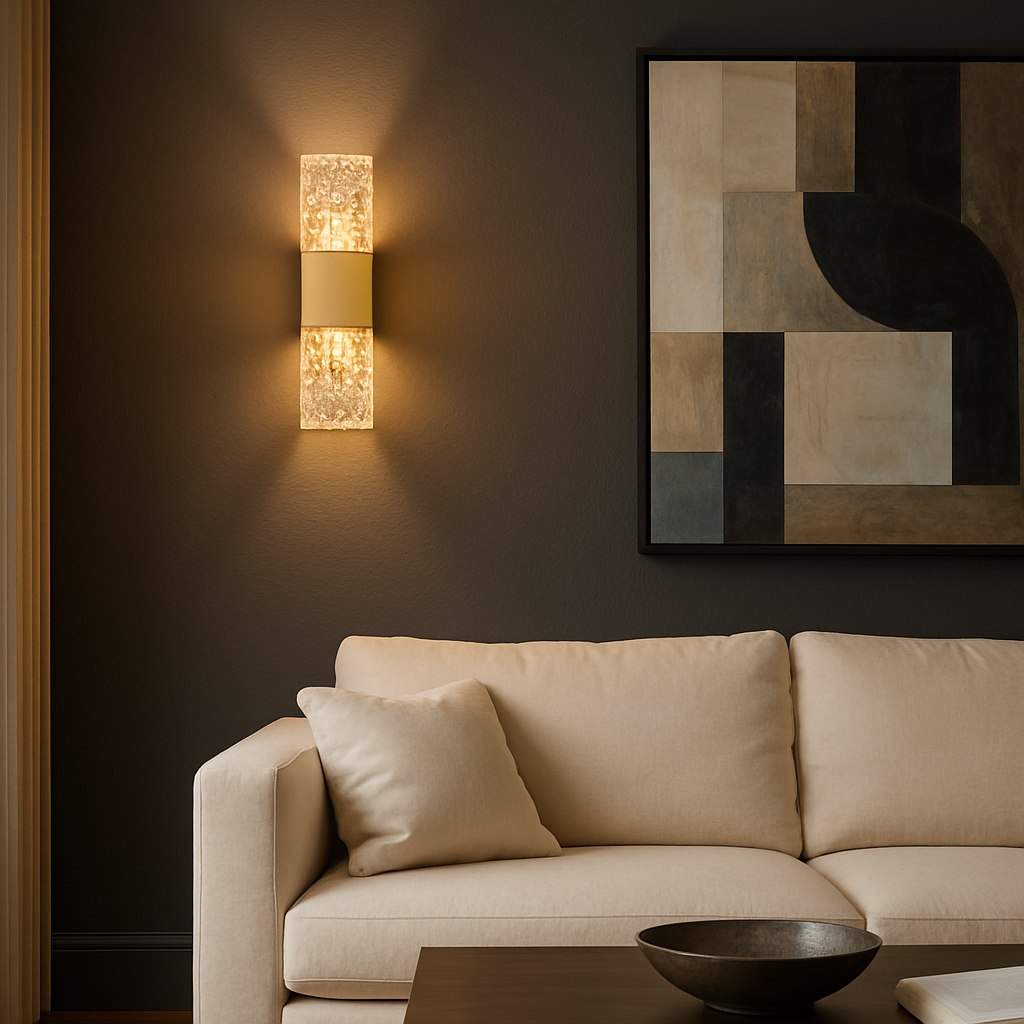 LuxeBeam Contemporary Iron Wall Light Fixture