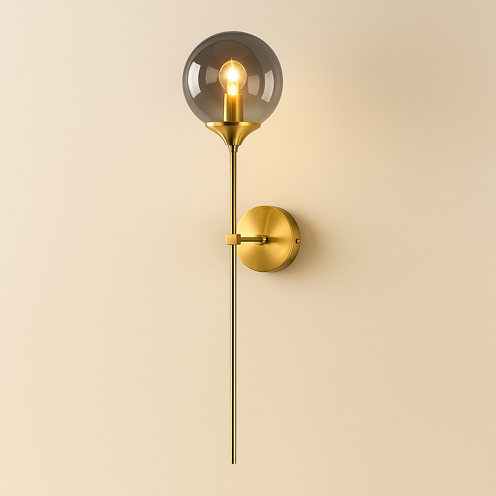Serene Aura Wall Light Fixture, Sleek Modern Design