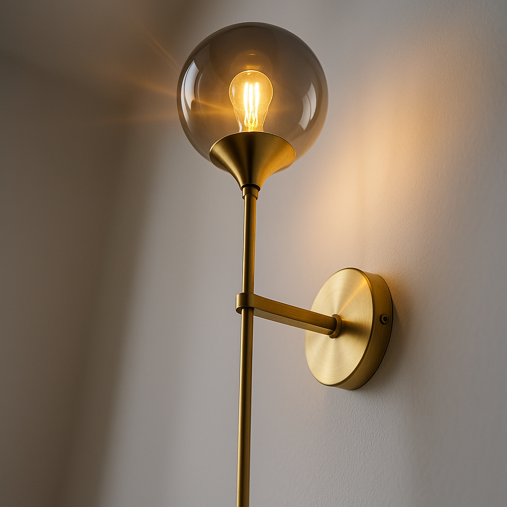 Serene Aura Wall Light Fixture, Sleek Modern Design