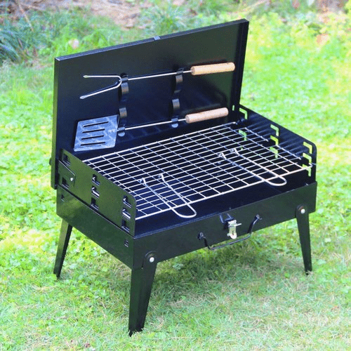 EcoGrill Portable Steel Barbecue for Outdoor Adventures