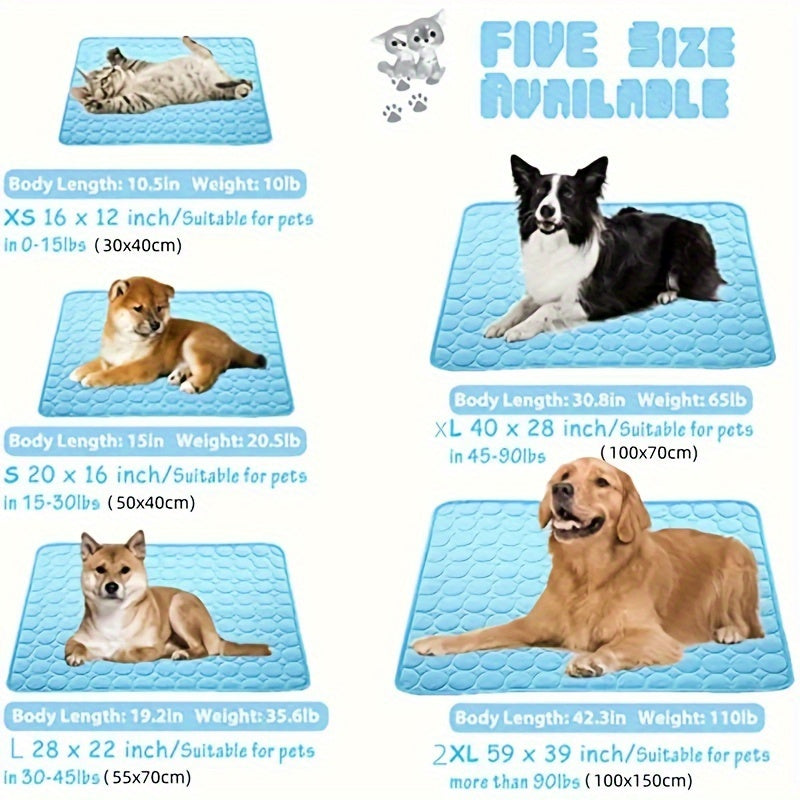 Pet Cooling Mat for Summer, Designed for Cats And Dogs, Ideal for Large Breeds During Hot Weather