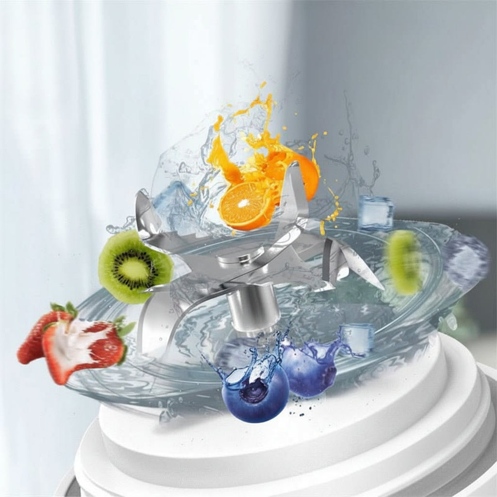 QuickBlend Go Portable Smoothie Maker with 4000 mAh Battery and 600 ml Capacity