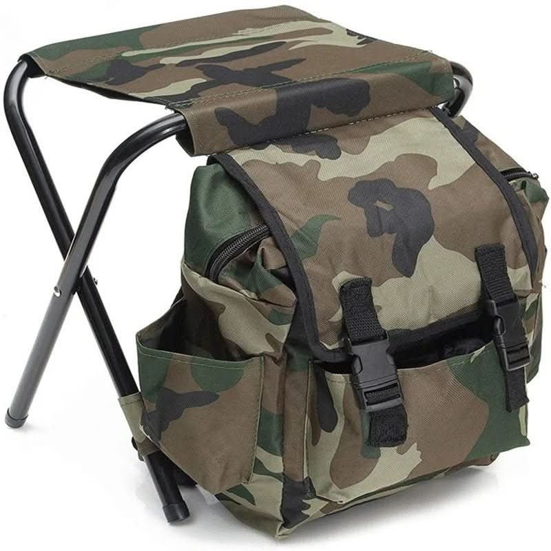 All-in-One Outdoor Backpack with Chair and Cooler
