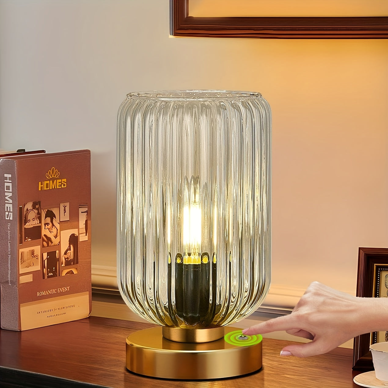 Portable Touch-Control LED Lamp with Rechargeable Battery