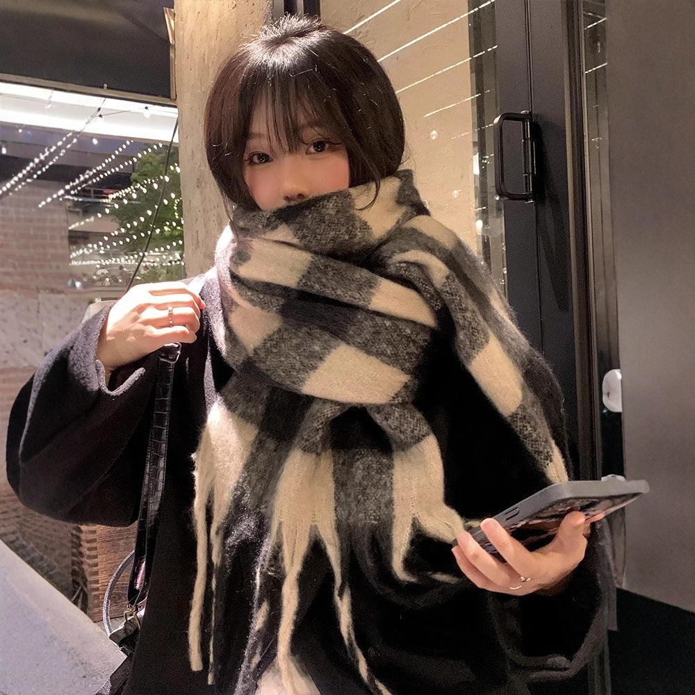 Knit Scarf | Thick Warm | Superior Cold Weather Comfort | Polyester