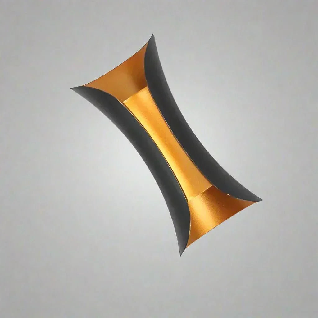 SleekWave Curved LED Outdoor Wall Light with Weatherproof Design
