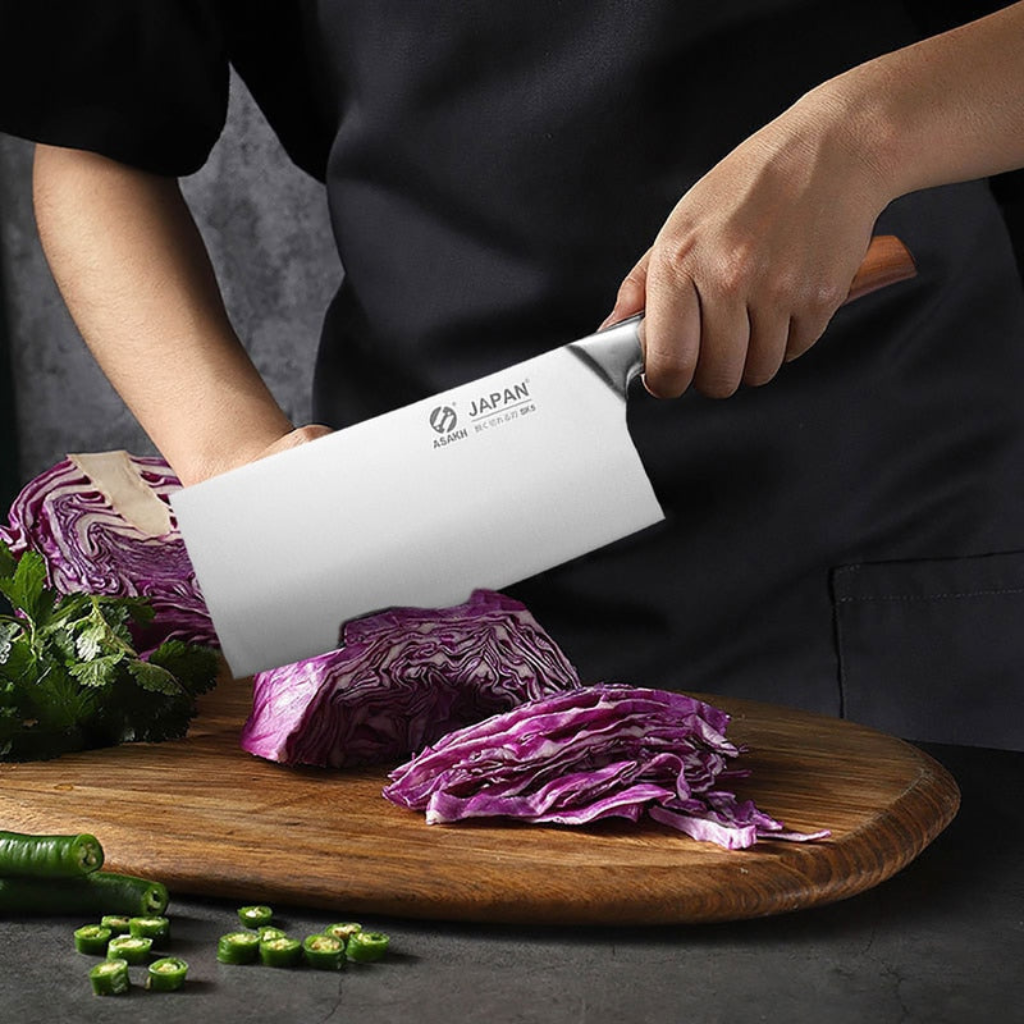 Japanese Chef Knife Set | High-Quality Stainless Steel Blades | Natural Wood Handles | Precision Cutting