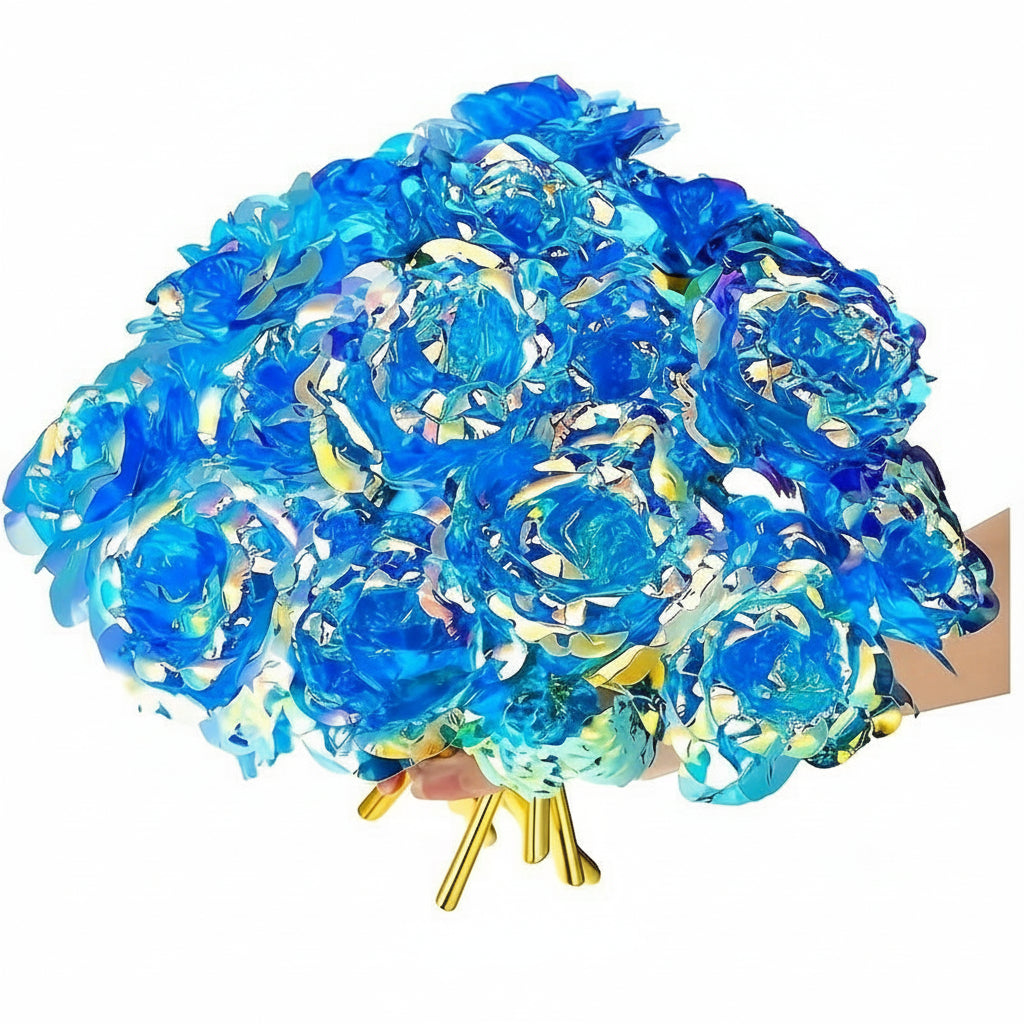 Vibrant Faux Rose Arrangement for Mother’s Day and Home Decor