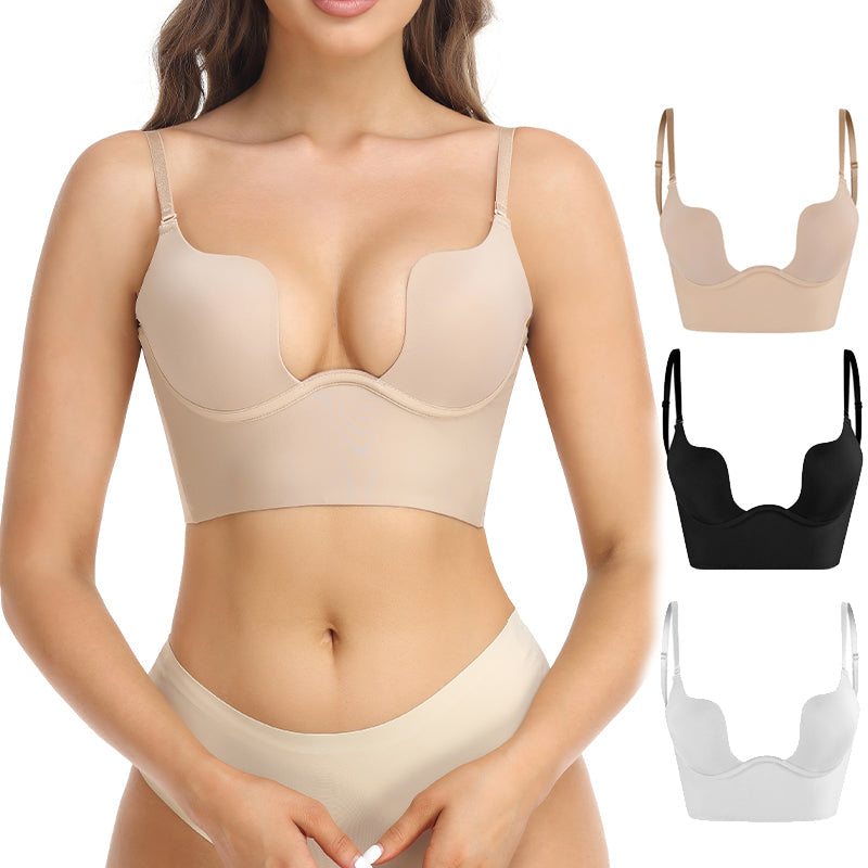 Women’s Seamless Backless Bra | Strapless Design & Molded Cups | Comfortable Fit for Everyday Wear