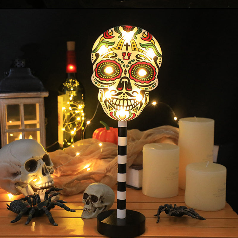 Solar-Powered Outdoor Halloween Lanterns with Spooky Glow
