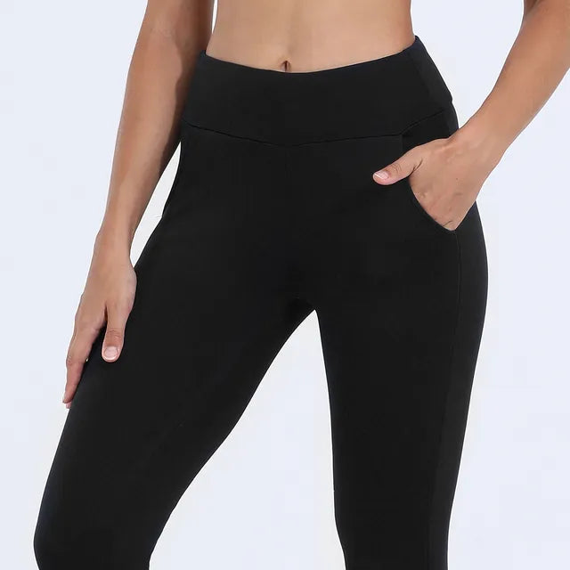Winter Pants | Sherpa Lined | Cozy Warmth & Tummy Control | Fleece