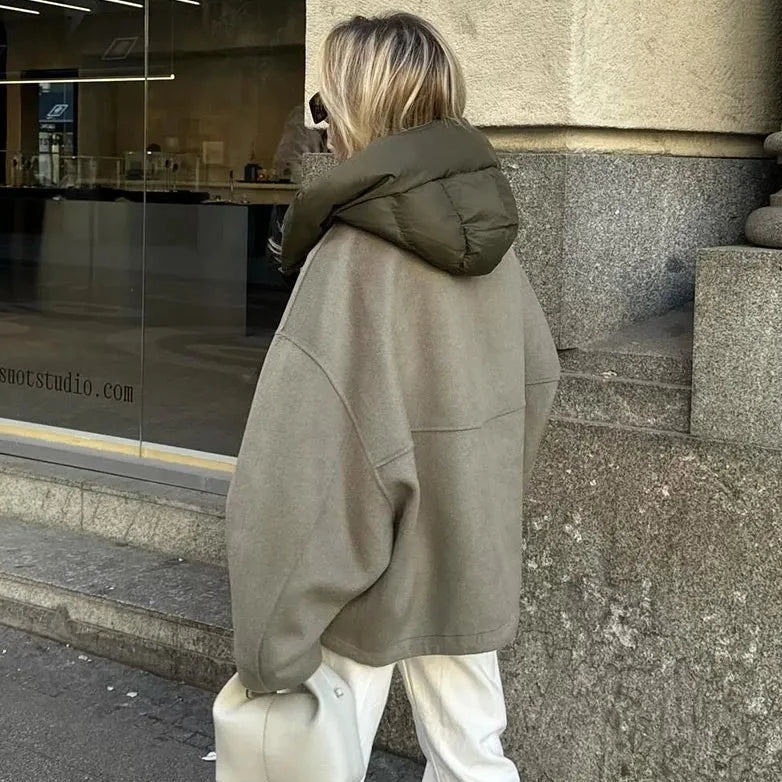 Women's Oversized Hoodie Jacket | Soft Warm Fleece | Durable High-Quality Fabric | Comfortable Fit