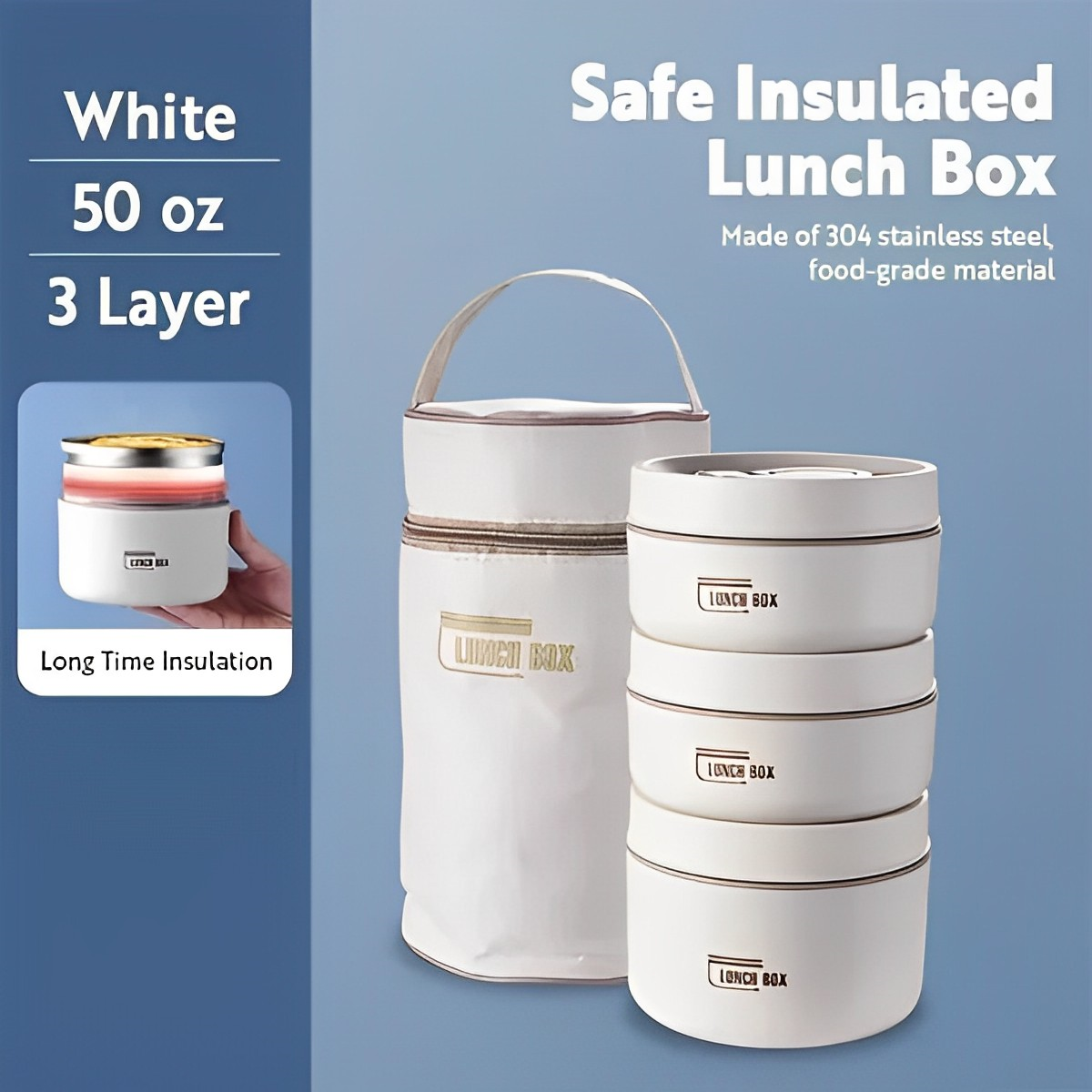 HeatKeeper Portable Meal Container for On-the-Go Dining
