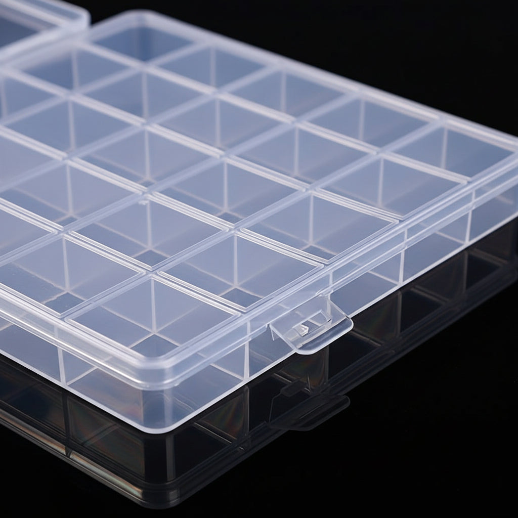 Versatile Plastic Storage Organizer with Compartments